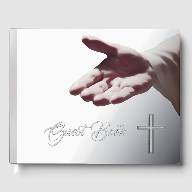 Heavenly Hand Guest Book (Front)