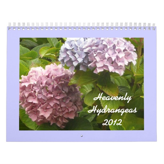 Heavenly Hydrangeas 2012 Calendar (Cover)