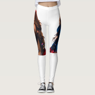 Heavenly Jesus Portrait Leggings