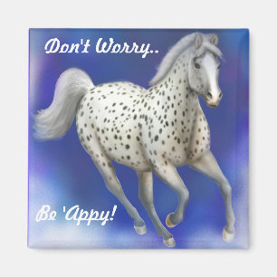 Heavenly Leopard Appaloosa Customizable Magnet