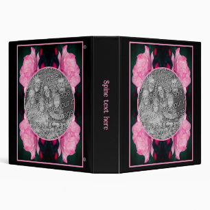 Heavenly Pink Rose Flower Create Your Own Photo Binder