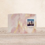 Heavenly Pink Watercolor Wedding Album Binder<br><div class="desc">Heavenly Pink Watercolor Wedding Album</div>