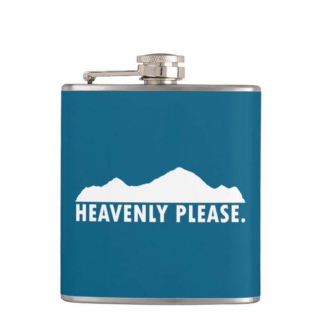 Heavenly Please Hip Flask (Front)