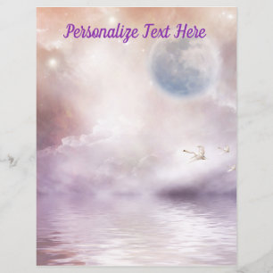 Heavenly Spiritual Dreams Personalized Stationery