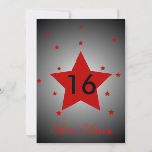 Heavenly Star Sweet Sixteen-Customize Invitation