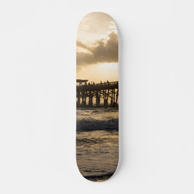 Heavenly Sunrise Skateboard (Front)
