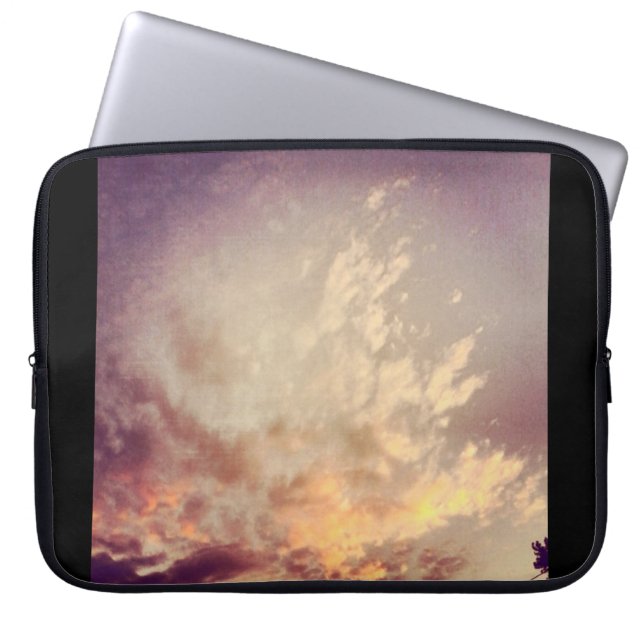 Heavenly Sunset Clouds Electronic Bag (Front)
