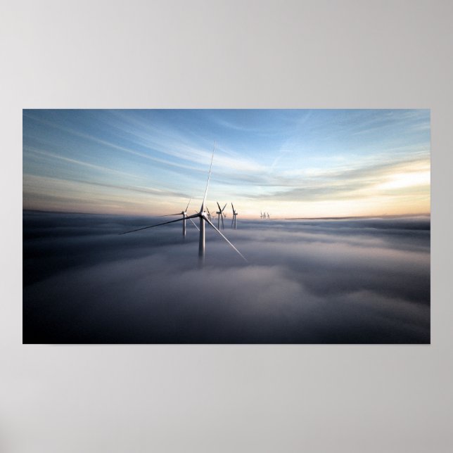 Heavenly Wind Cloud Poster (Front)