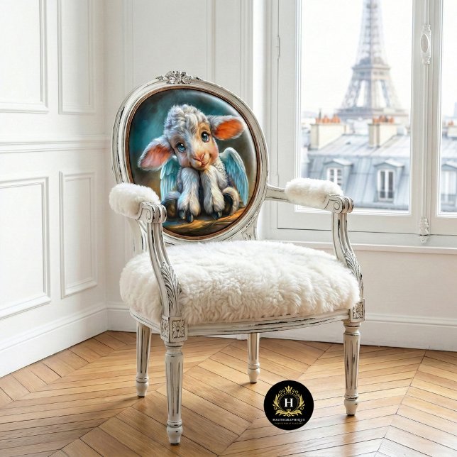 Heavenly Winged Baby Lamb Angel Decoupage Tissue Paper (Creator Uploaded)