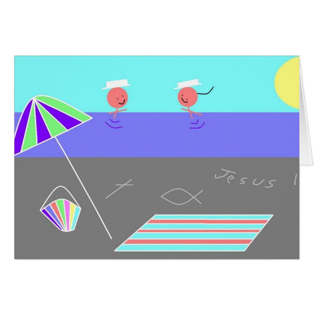 Heaven's a Jesus Beach (Front Horizontal)