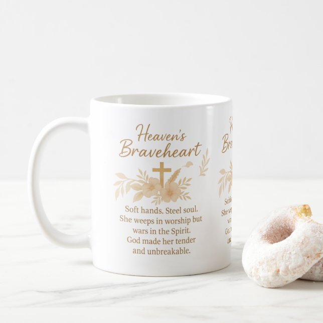 Heaven's Braveheart Coffee Mug (With Donut)