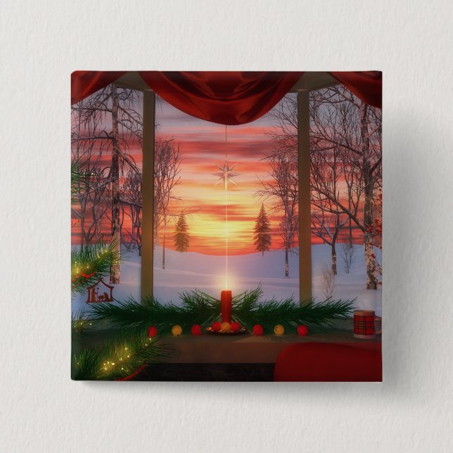 Heaven's Dayspring Button (Front)