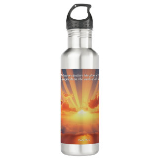 Heavens Declare the Glory: God & Creation Verse 710 Ml Water Bottle