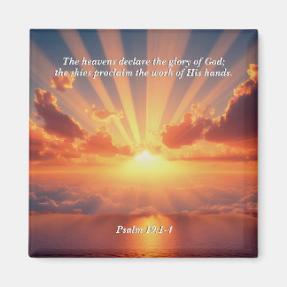 Heavens Declare the Glory: God & Creation Verse Magnet