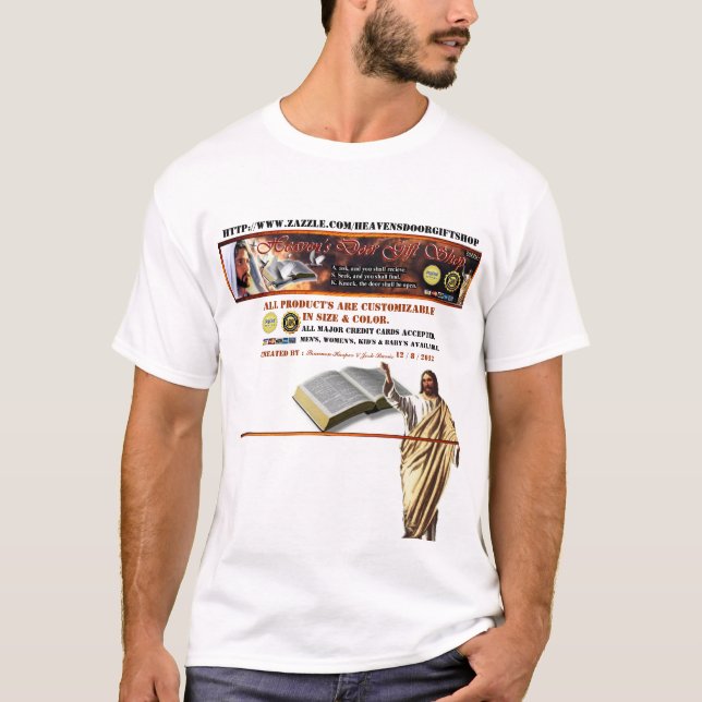 Heaven's Door Gift Shop T/Shirt T-Shirt (Front)