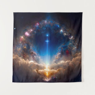 Heaven's Gate #1.2 [DALL-E 2/AI/ML art] — space Tapestry