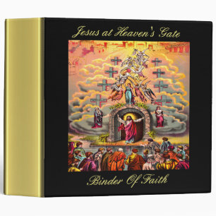 Heaven's gate Jesus embraced by angels Binder