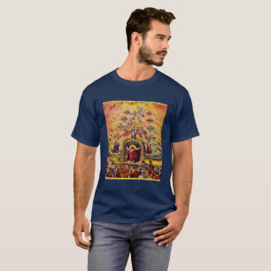 Heaven's Gate with a gold foil texture and Jesus T-Shirt