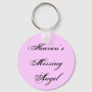 Heaven's Missing Angel Keychain