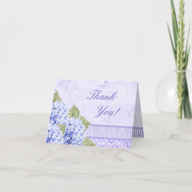 Heaveny HydrangeaMerci Cartes (Devant)