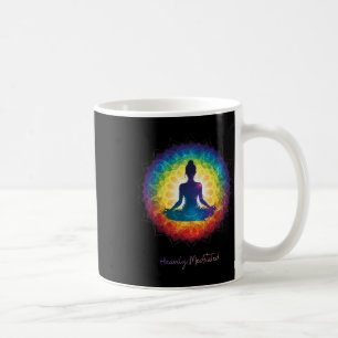 Heavily Meditated Yoga Inspirational Peaceful Zen  Coffee Mug