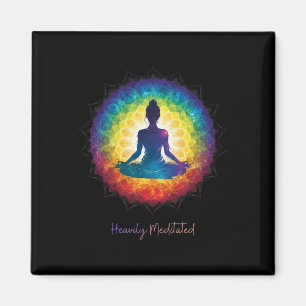 Heavily Meditated Yoga Inspirational Peaceful Zen  Magnet