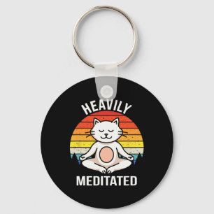 Heavily Meditated Yoga Meditation Spiritual Buddhi Keychain