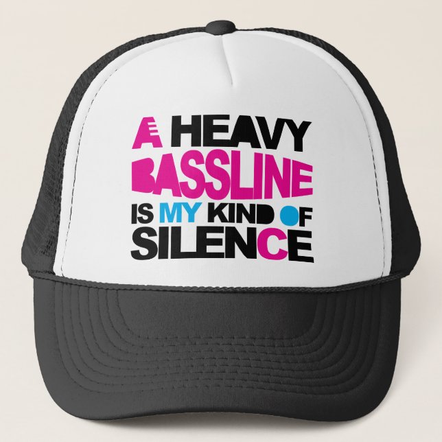 Heavy Bassline Trucker Hat (Front)