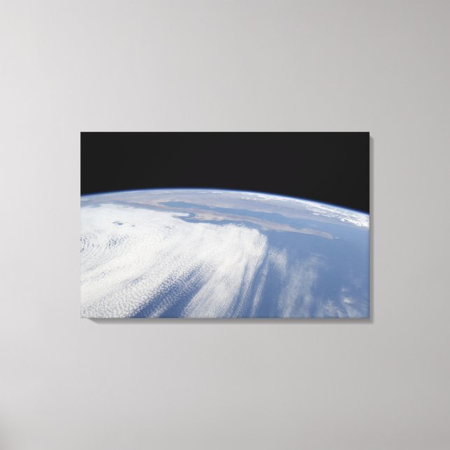 Heavy cloud cover over the Pacific Ocean Canvas Print (Front)