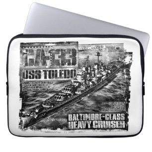 Heavy cruiser Toledo Computer Sleeves