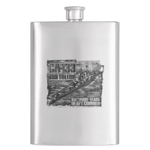 Heavy cruiser Toledo Flask
