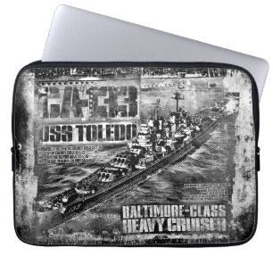 Heavy cruiser Toledo Laptop Computer Sleeves