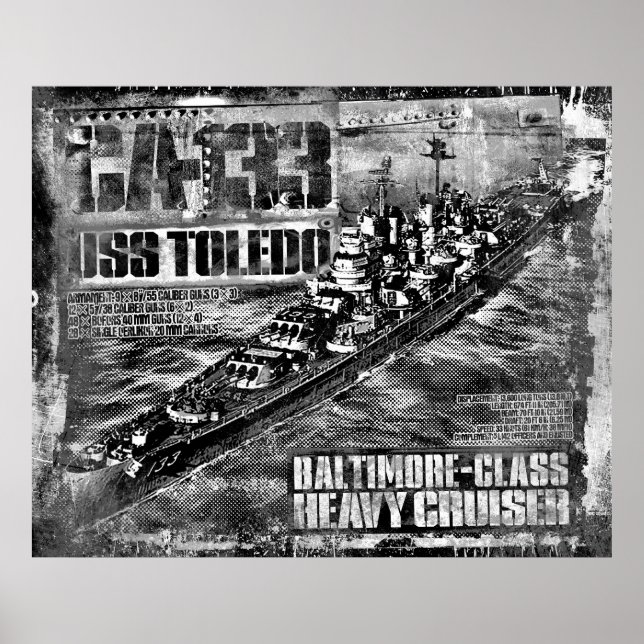 Heavy cruiser Toledo Poster (Front)
