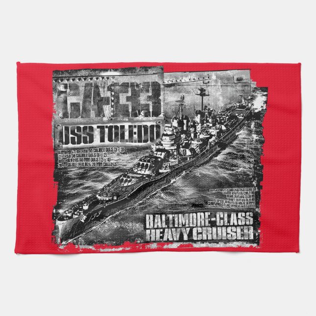 Heavy cruiser Toledo Towels (Horizontal)