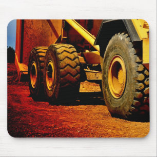 heavy duty construction equipment mouse pad
