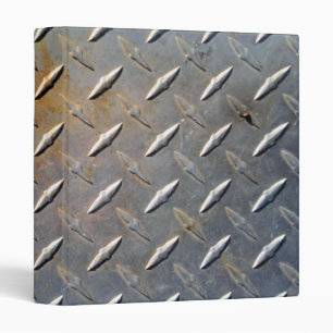Heavy Duty Diamond Plate Steel Graphic Binder