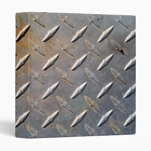 Heavy Duty Diamond Plate Steel Graphic Binder