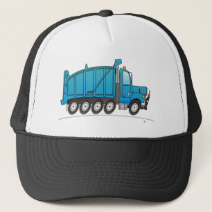 Heavy Duty Dump Truck Blue Trucker Hat