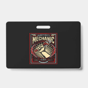 heavy duty mechanic badge