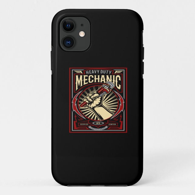 heavy duty mechanic Case-Mate iPhone case (Back)