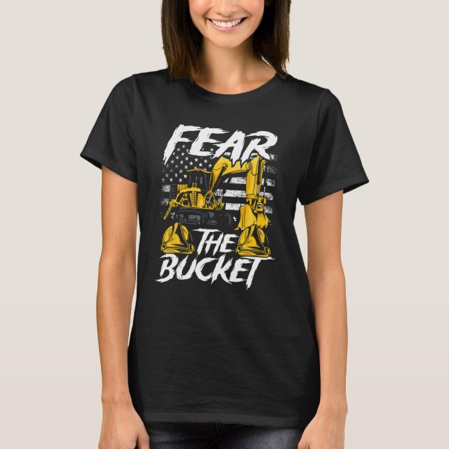 Heavy Equipment Operator Backhoe Operator Men 12 T-Shirt (Front)