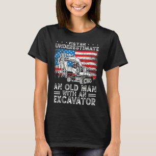 Heavy Equipment Operator Backhoe Operator Men 8 T-Shirt