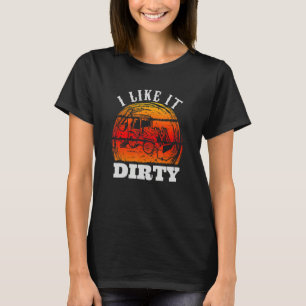 Heavy Equipment Operator Road Construction for Men T-Shirt