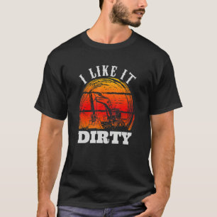 Heavy Equipment Operator Road Construction for Men T-Shirt