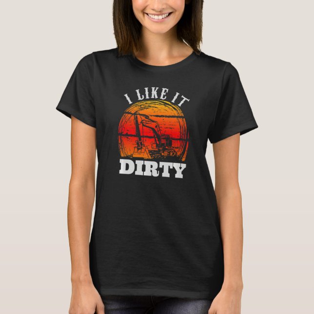 Heavy Equipment Operator Road Construction for Men T-Shirt (Front)