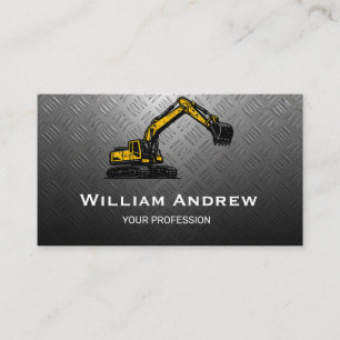 Heavy Equipment Skid Steer Operator Business Card