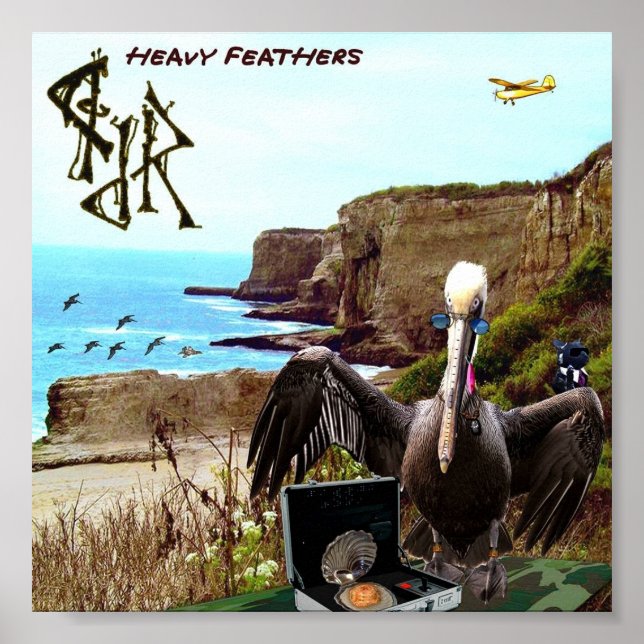 "Heavy Feathers" by Jason T. Reimche Poster (Front)
