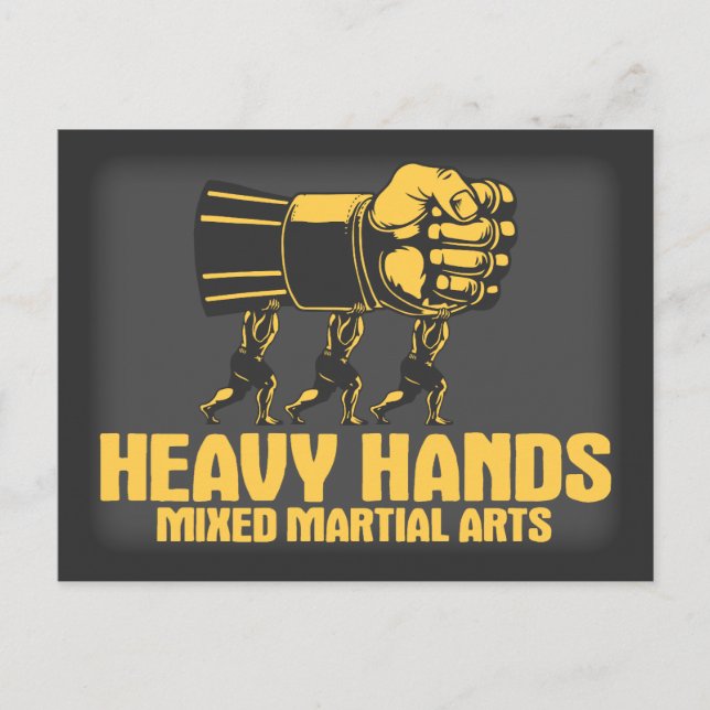 Heavy Hands MMA Postcard (Front)