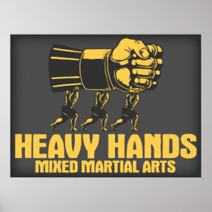 Heavy Hands MMA Poster