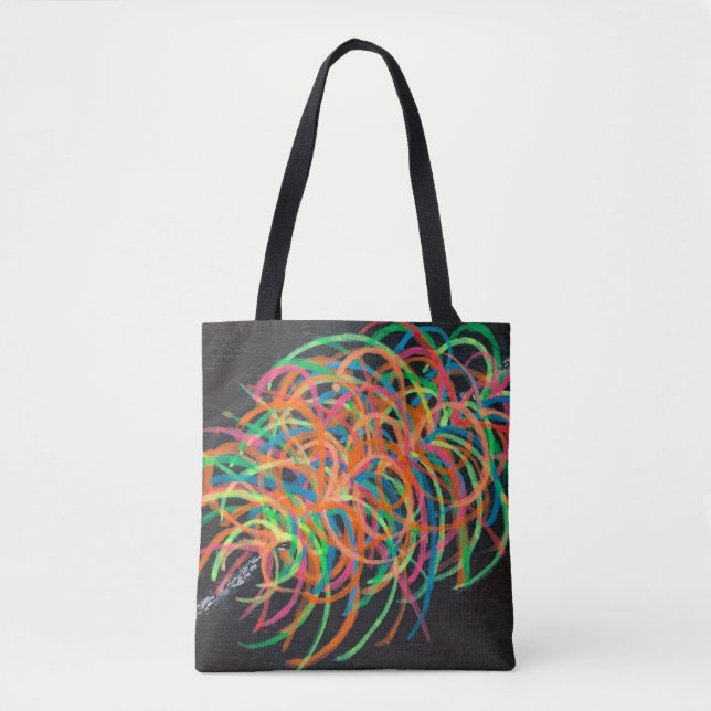 Heavy Ion Collisions double-sided tote Bag (Front)